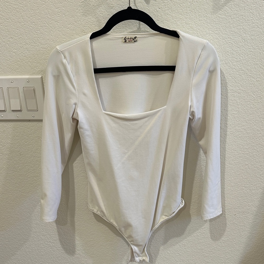 Free People Long Sleeve Bodysuit